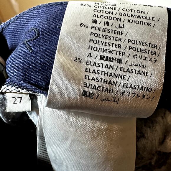 Stella McCartney 70s Flared Jeans Medium Wash Denim Western Cotton Blue 27 - Picture 5 of 7